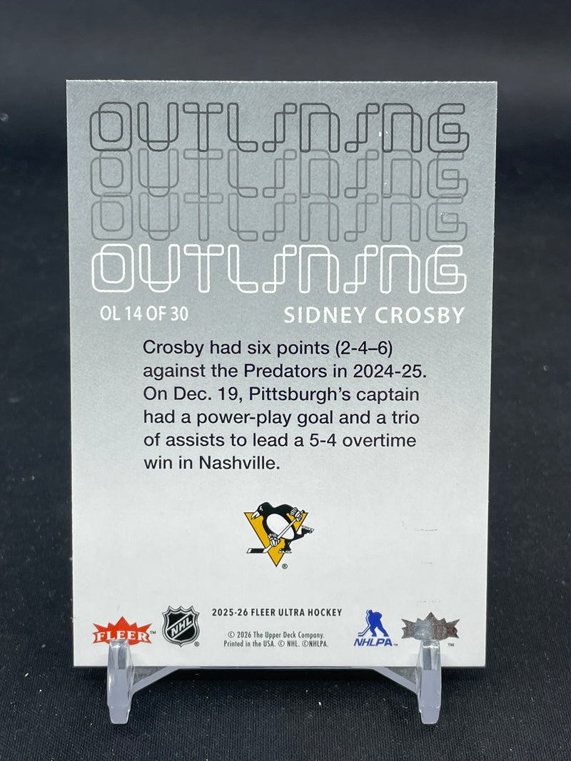 2025 UPPER DECK FLEER ULTRA - OUTLINING - S. CROSBY -