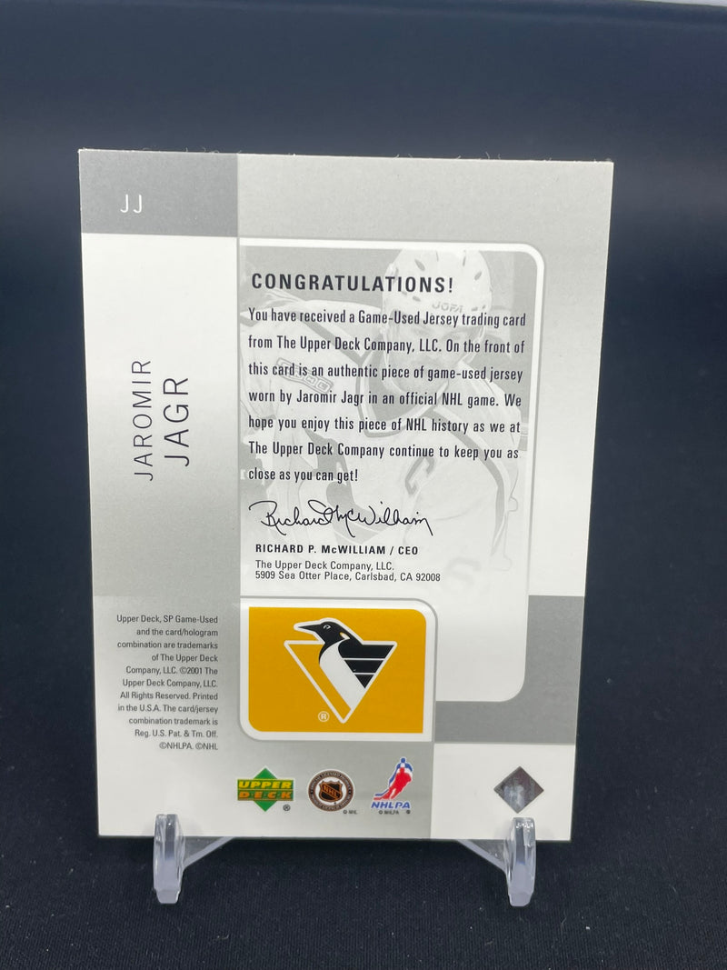 2001 UPPER DECK SP GAME USED - J. JAGR -