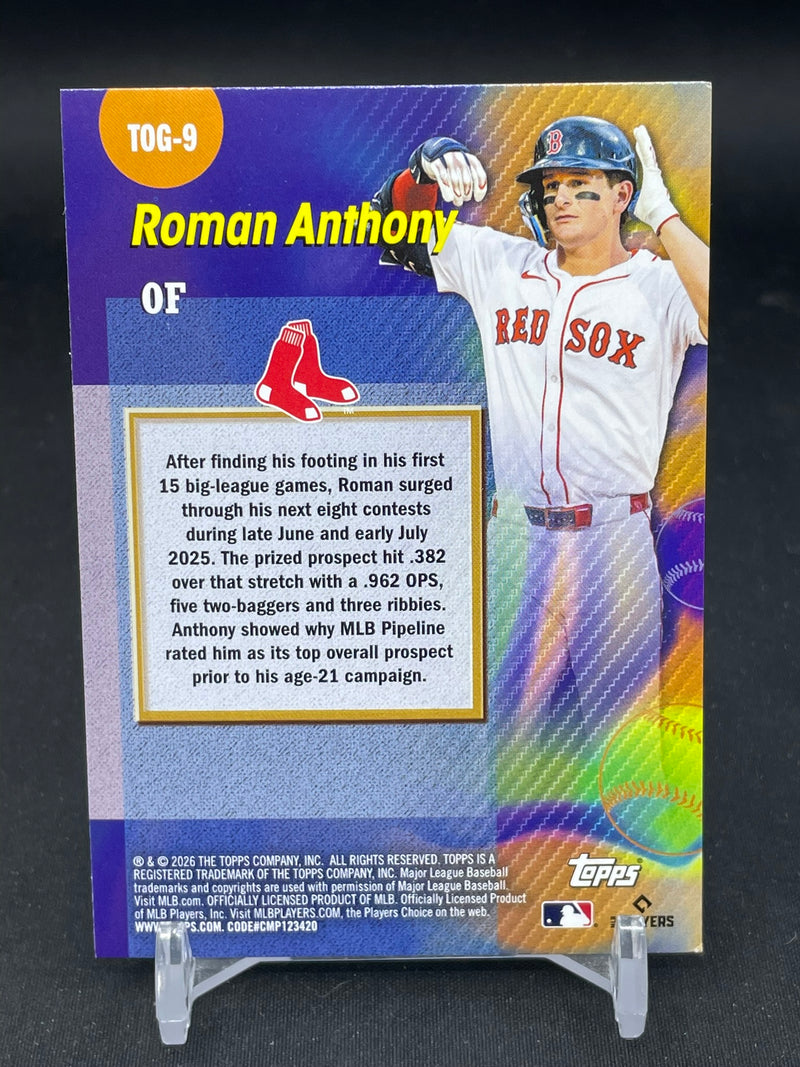2026 TOPPS SERIES ONE - TITANS OF THE GAME - R. ANTHONY -