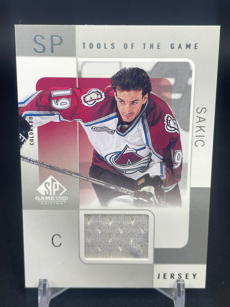 2001 UPPER DECK SP GAME USED - TOOLS OF THE GAME - J. SAKIC -