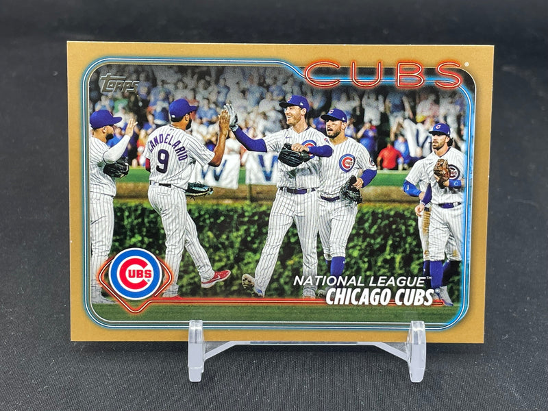 2024 TOPPS SERIES ONE - GOLD - CHICAGO CUBS - #165 - #'D/2024