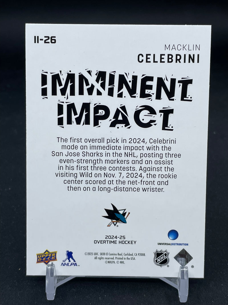 2024 UPPER DECK OVERTIME - IMMINENT IMPACT - M. CELEBRINI -
