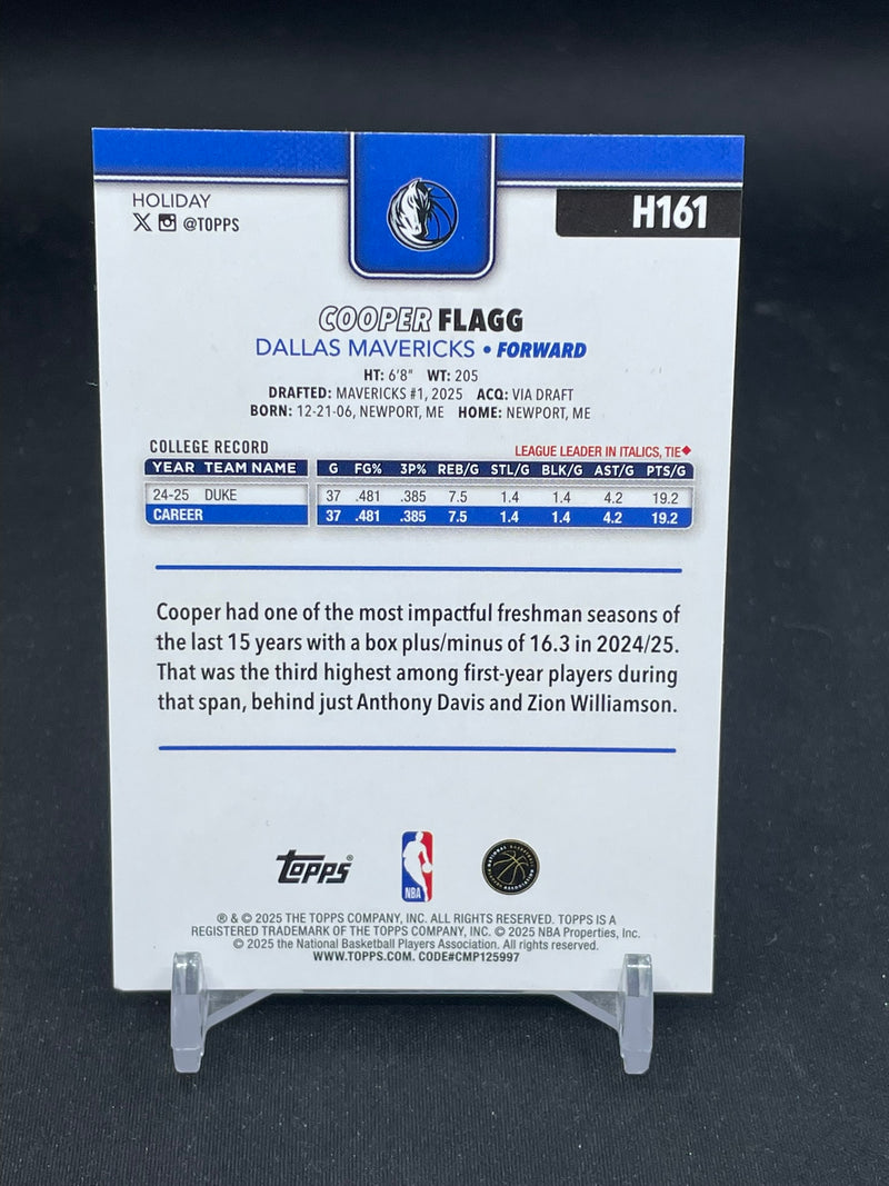 2025 TOPPS HOLIDAY - C. FLAGG -