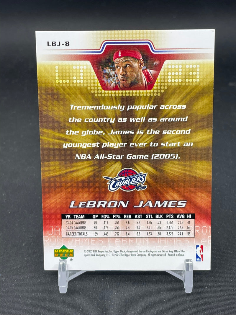 2005 UPPER DECK LEBRON JAMES COLLECTION - SINGLES - SELECT YOUR CARD