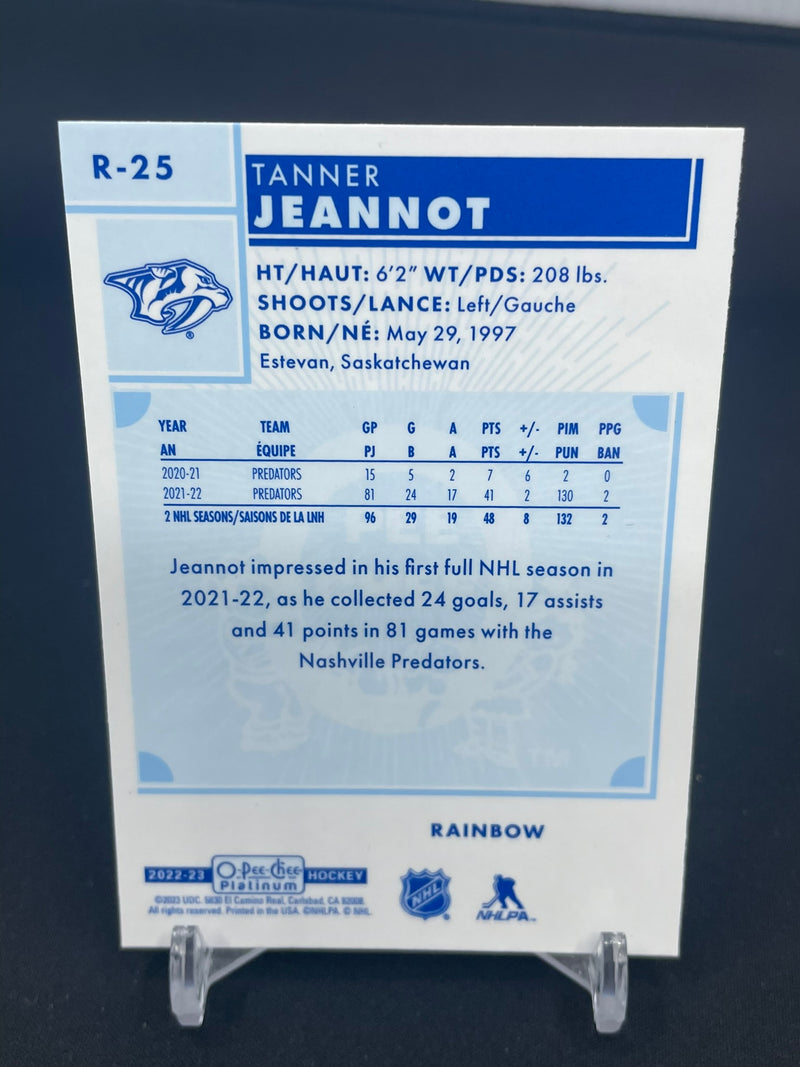2022 UPPER DECK O-PEE-CHEE PLATINUM - RETRO - RAINBOW - T. JEANNOT -