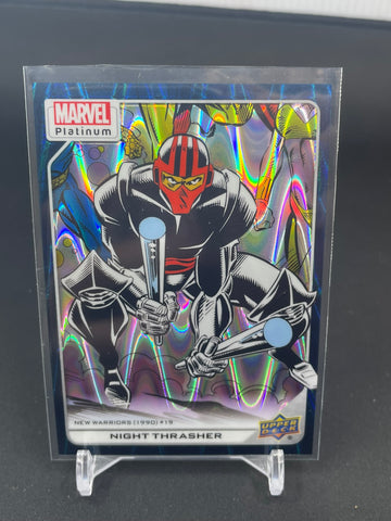 2023 UPPER DECK MARVEL PLATINUM - TEAL WAVE - NIGHT THRASHER - #196 - #'D/799