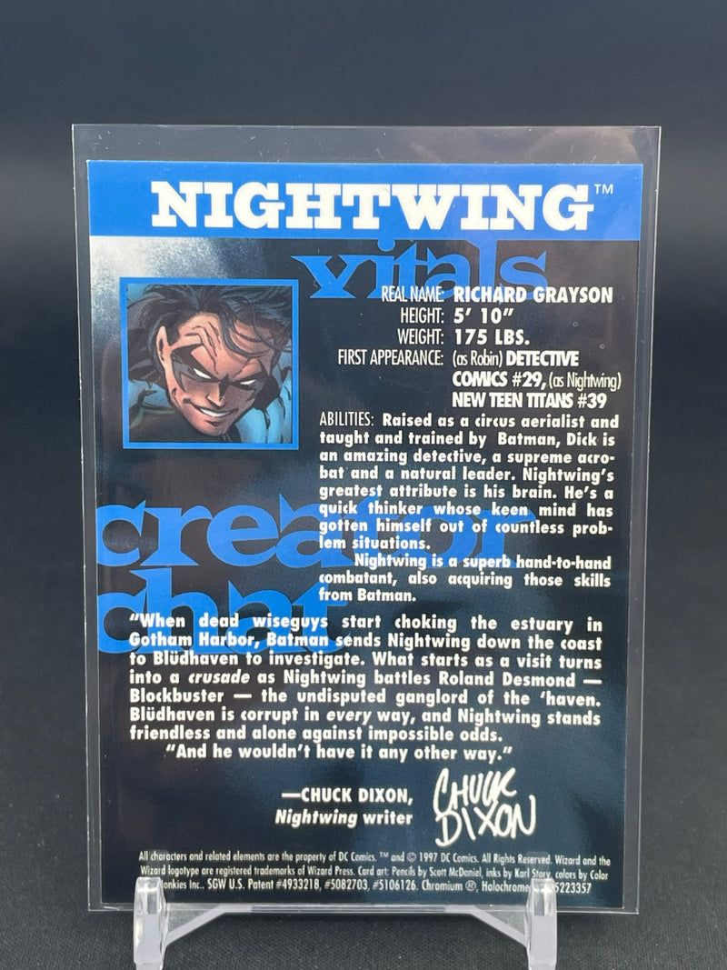 1997 WIZARD DC COMICS - NIGHTWING -