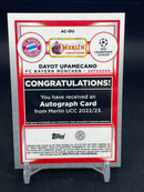 2022 TOPPS MERLIN - D. UPAMECANO -