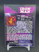 1996 WIZARD MARVEL - DIE-CUT - IRON MAN -