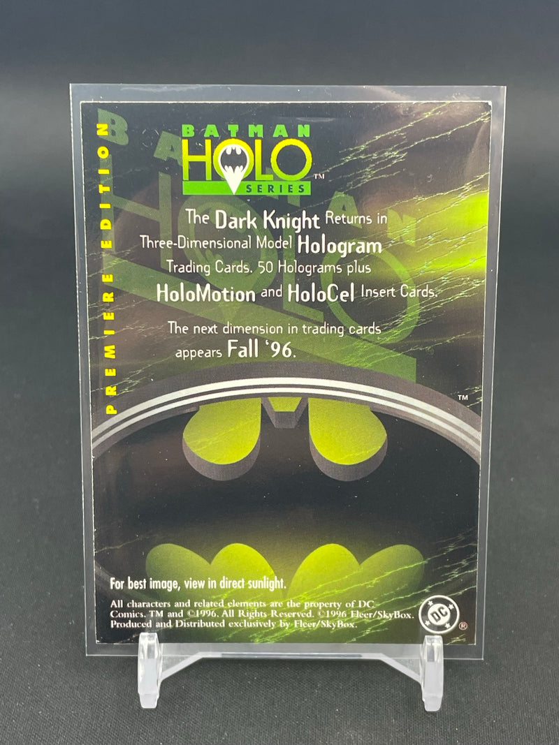 1996 KENNER DC BATMAN HOLO SERIES - BATMAN - PREMIERE EDITION