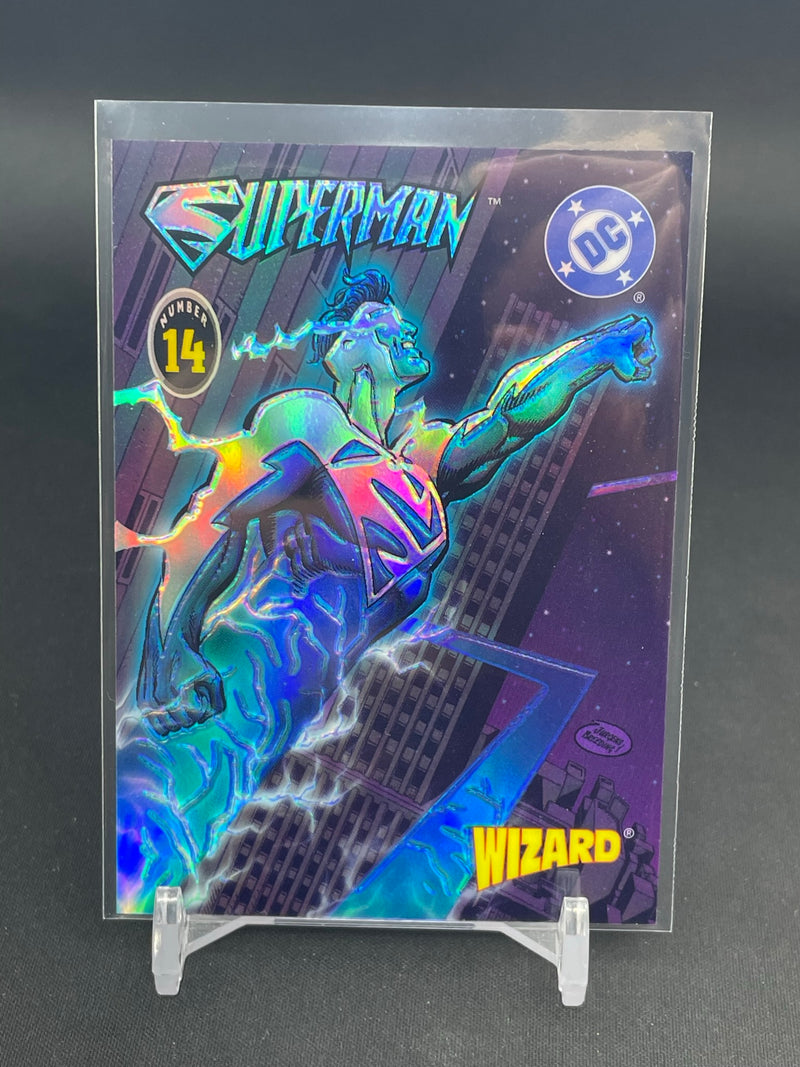 1996 WIZARD DC COMICS - SUPERMAN -