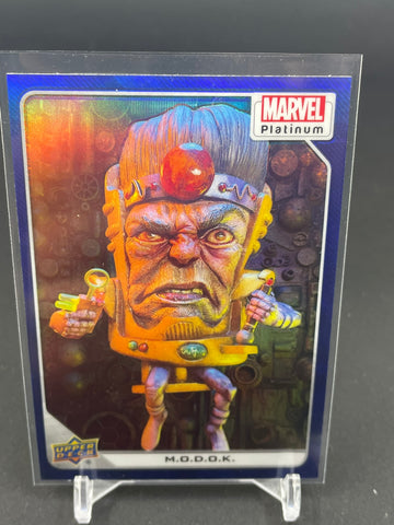 2023 UPPER DECK MARVEL PLATINUM - BLUE RAINBOW - SINGLES - SELECT YOUR CARD