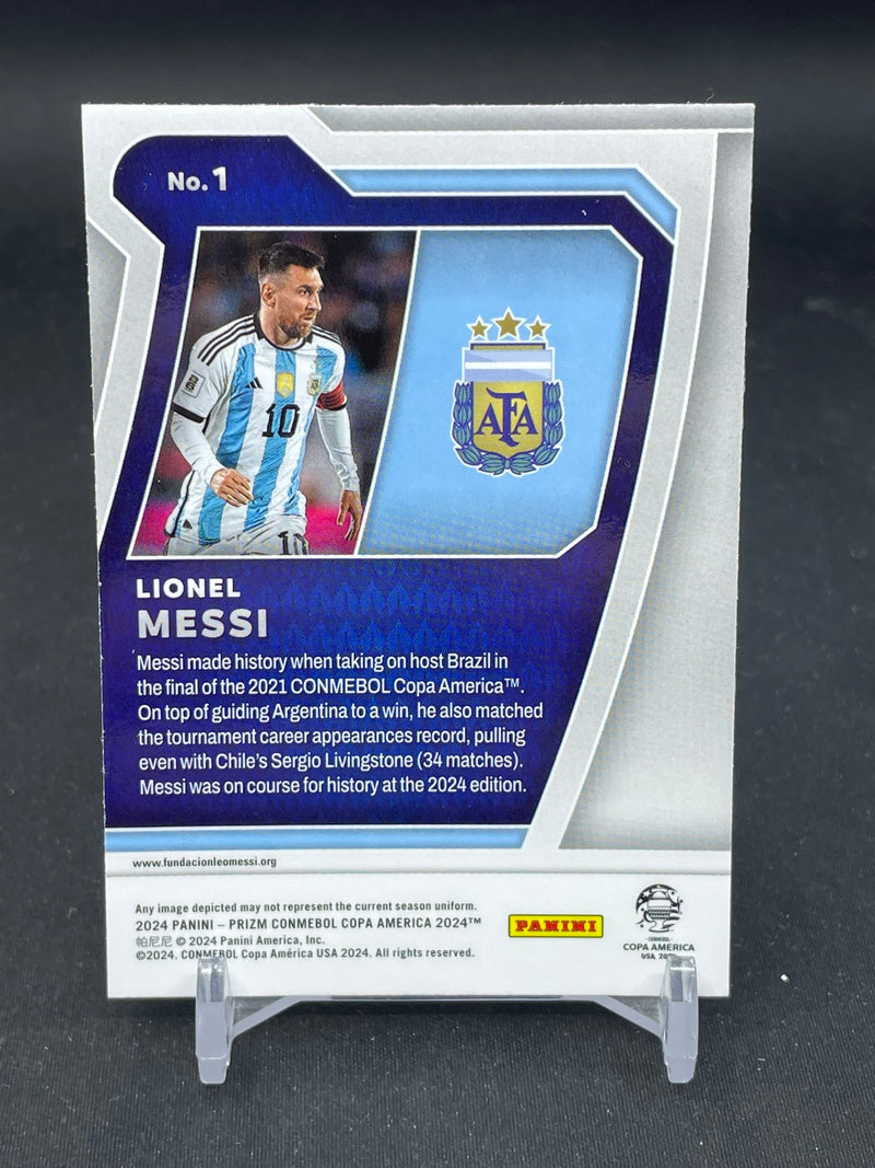 2024 PANINI PRIZM COMMEBOL COPA AMERICA - SCORERS CLUB - L. MESSI -