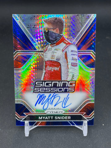 2021 PANINI PRIZM - SIGNING SESSIONS - M. SNIDER - #S-MS - #'D/50 - AUTOGRAPH