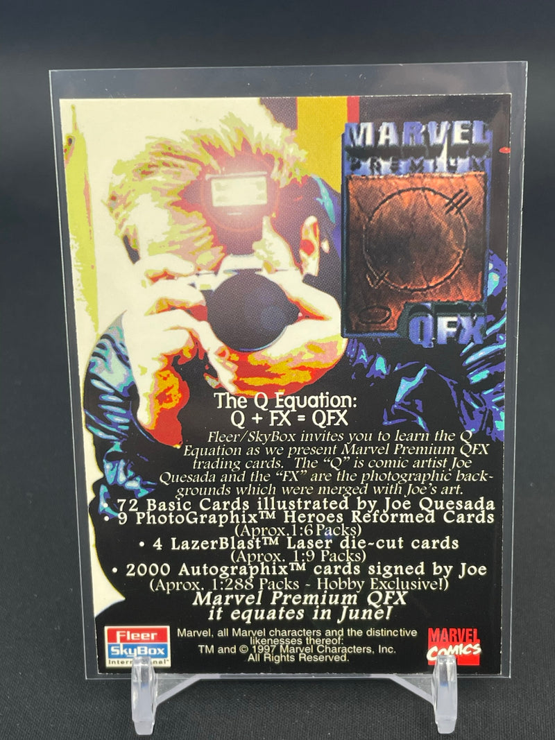 1997 FLEER SKYBOX MARVEL COMICS - MARVEL PREMIUM - QFX - WOLVERINE