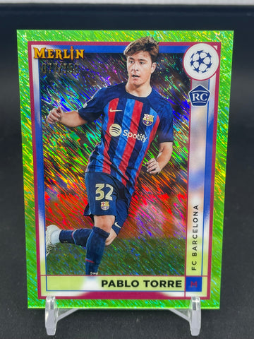 2022 TOPPS MERLIN - GREEN SHIMMER - P. TORRE - #52 - #'D/350 - RC