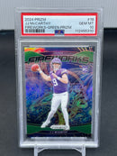 2024 PANINI PRIZM - GREEN PRIZM - FIREWORKS - J. MCCARTHY -