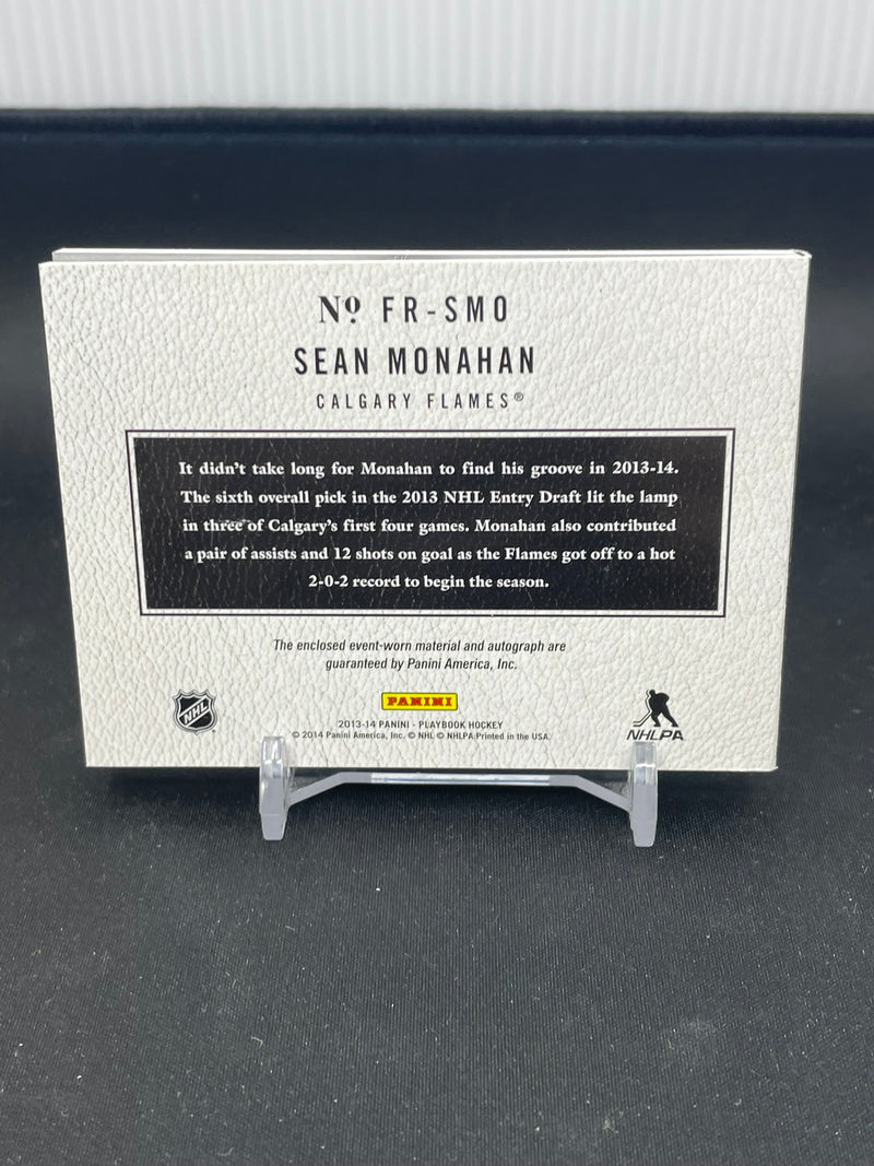 2013 PANINI PLAYBOOK - FIRST ROUND EDITION - BOOKLET - S. MONAHAN - RELIC - AUTOGRAPH - RC