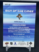 2015 UPPER DECK SP AUTHENTIC - SIGN OF THE TIMES - A. EKBLAD -
