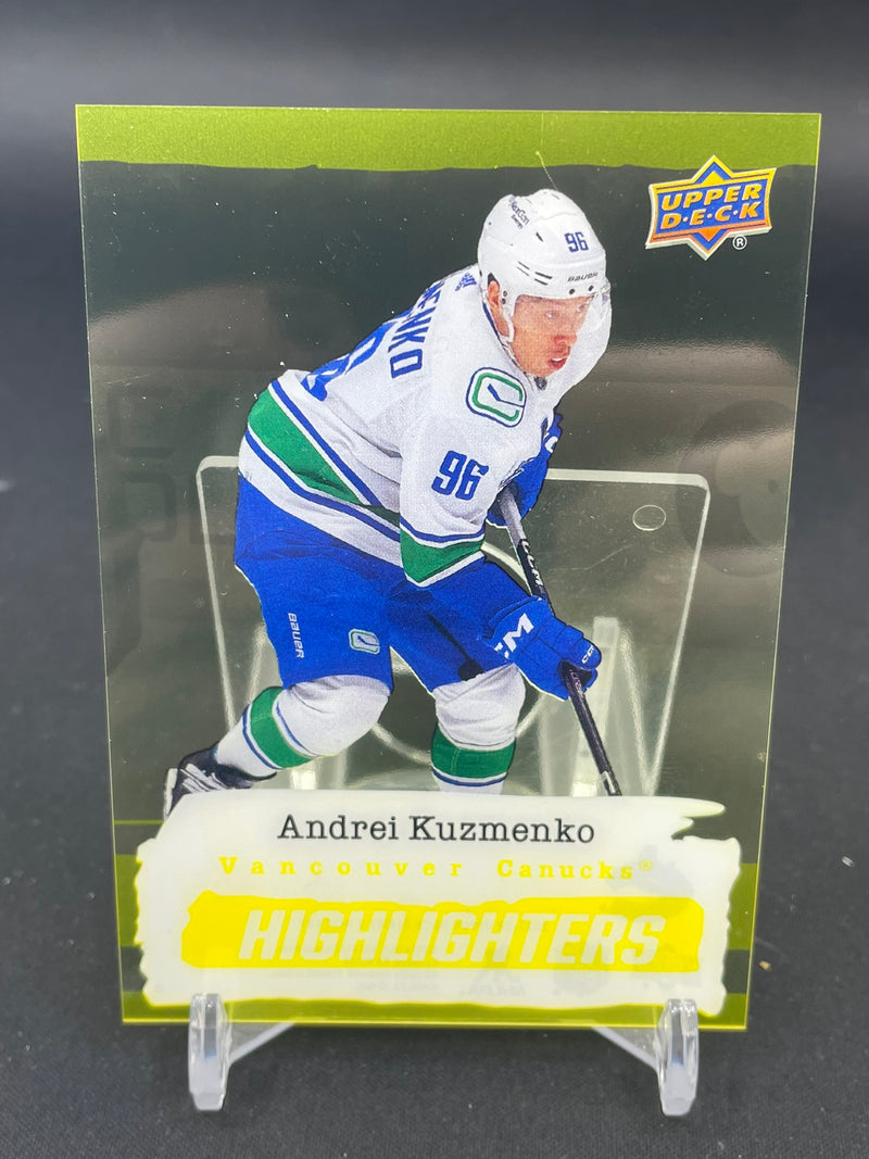 2023 UPPER DECK SERIES TWO - YELLOW HIGHLIGHTERS - A. KUZMENKO -