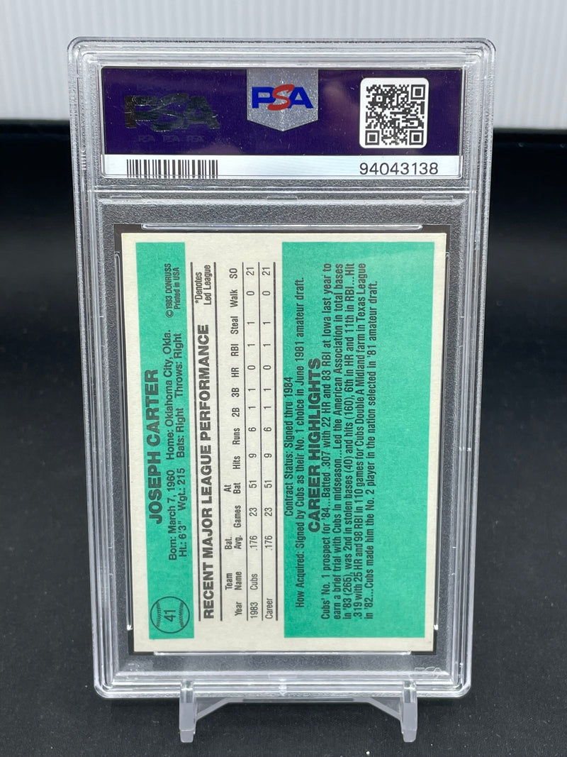 1984 DONRUSS - J. CARTER -