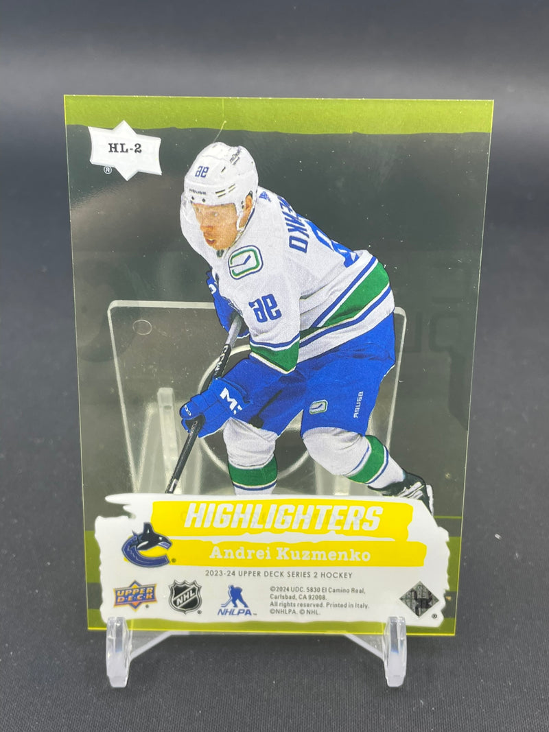 2023 UPPER DECK SERIES TWO - YELLOW HIGHLIGHTERS - A. KUZMENKO -