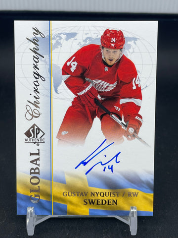 2015 UPPER DECK SP AUTHENTIC - GLOBAL CHIROGRAPHY - G. NYQUIST - #SWE-GN - AUTOGRAPH