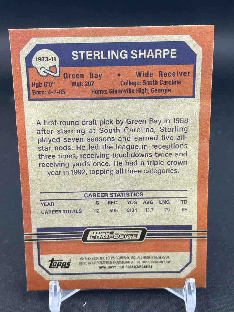 2023 TOPPS COMPOSITE - PINK REFRACTOR - S. SHARPE -