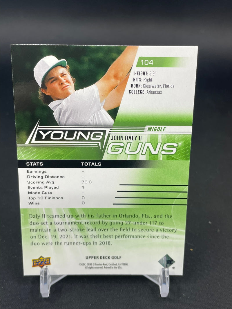 2024 UPPER DECK GOLF - YOUNG GUNS - J. DALY II - RC
