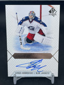 2015 UPPER DECK SP AUTHENTIC - SCRIPTED STOPPERS - S. BOBROVSKY -