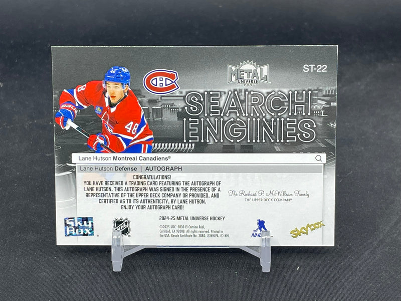 2024 UPPER DECK METAL UNIVERSE SKYBOX - SEARCH ENGINES - L. HUTSON -