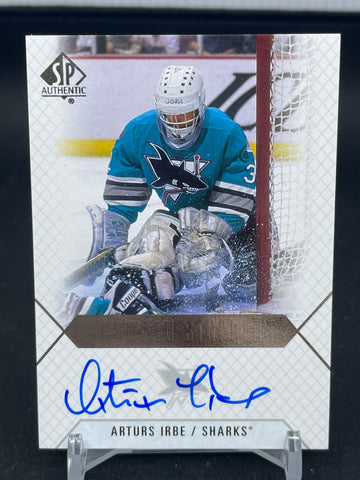 2015 UPPER DECK SP AUTHENTIC - SCRIPTED STOPPERS - A. IRBE - #SS-AI - AUTOGRAPH