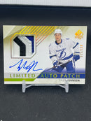 2015 UPPER DECK SP AUTHENTIC - LIMITED AUTO PATCH - T. JOHNSON - #32 - #'D/100 - RELIC - AUTOGRAPH