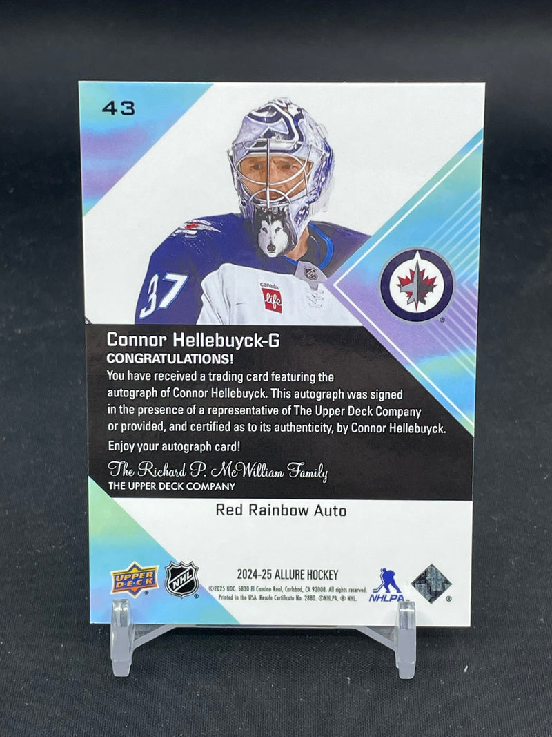 2024 UPPER DECK ALLURE - RED RAINBOW AUTO - C. HELLEBUYCK -