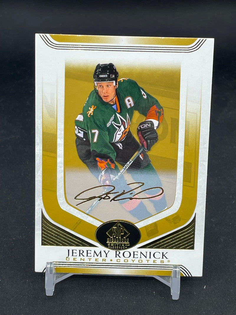 2020 UPPER DECK SP SIGNATURE EDITION LEGENDS -  GOLD SCRIPT - J. ROENICK -