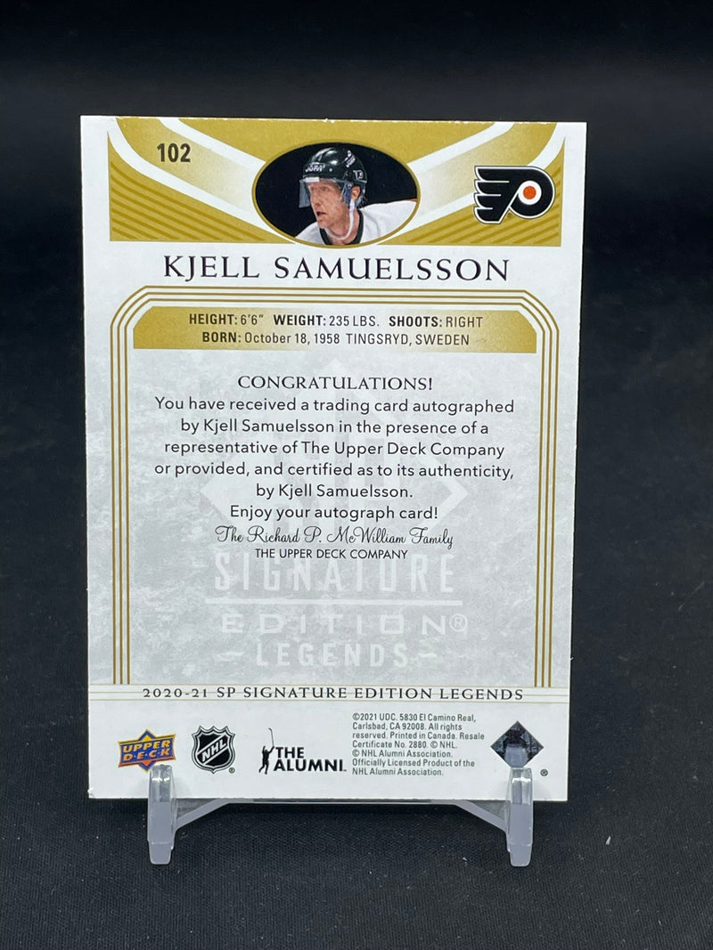 2020 UPPER DECK SP SIGNATURE EDITION LEGENDS - K. SAMUELSSON -