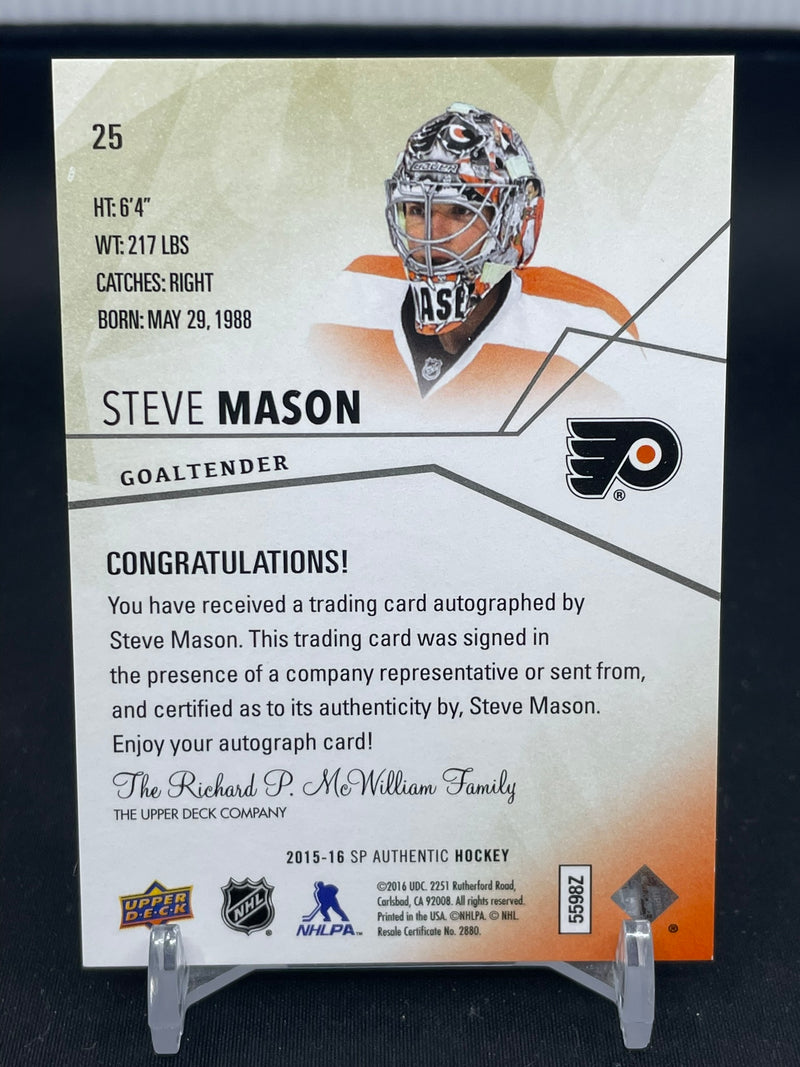 2015 UPPER DECK SP AUTHENTIC - LIMITED AUTOGRAPH - S. MASON - #25 - #'D/99 - AUTOGRAPH (Copy)