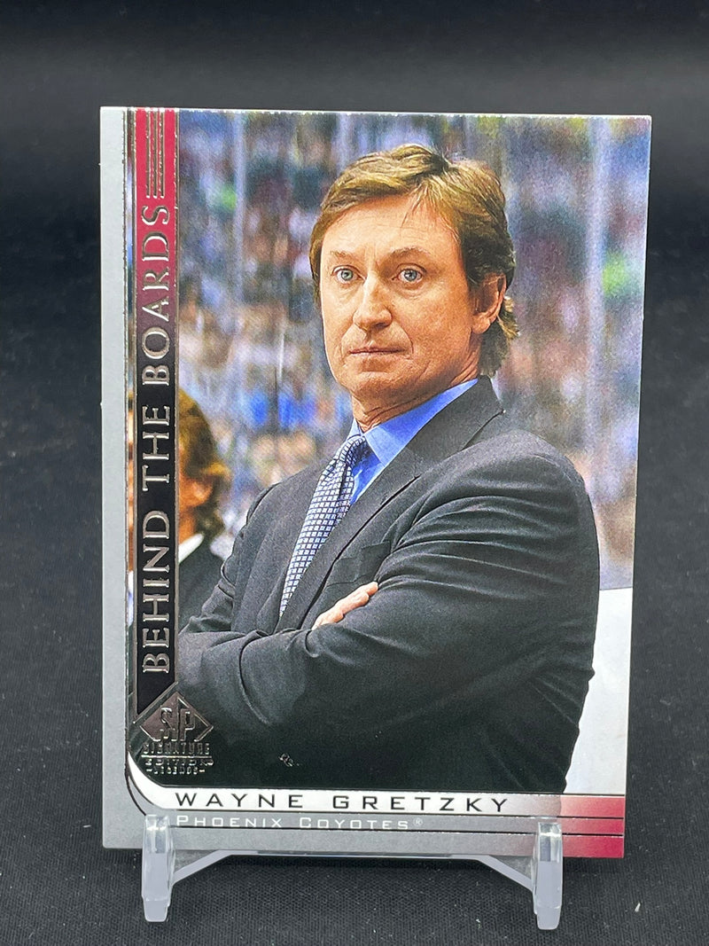 2020 UPPER DECK SP SIGNATURE EDITION LEGENDS - BEHIND THE BOARDS - W. GRETZKY -