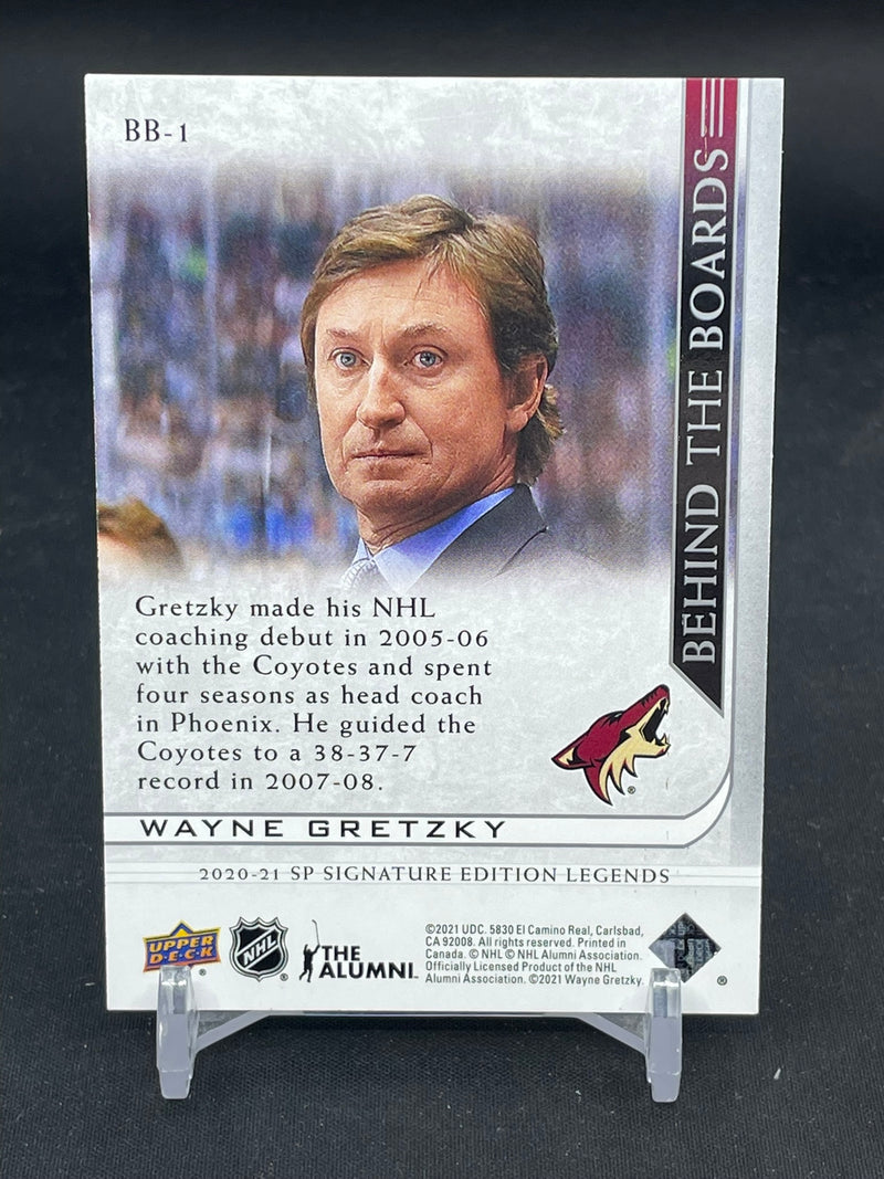 2020 UPPER DECK SP SIGNATURE EDITION LEGENDS - BEHIND THE BOARDS - W. GRETZKY -