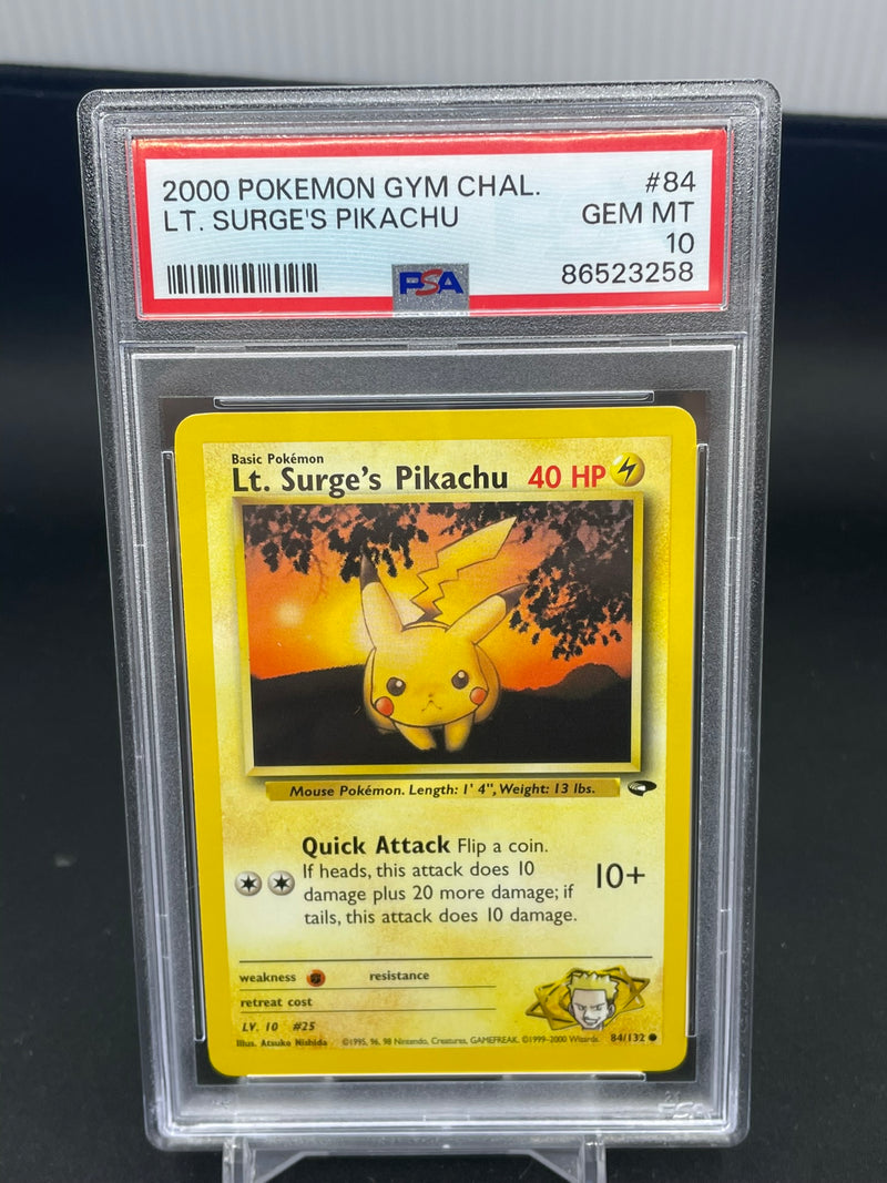 POKEMON - GYM CHALLENGE - LT. SURGE'S PIKACHU -