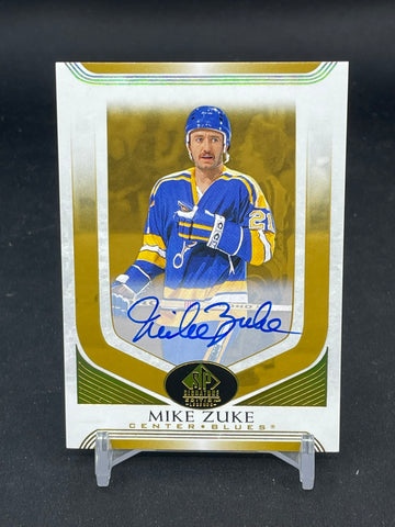 2020 UPPER DECK SP SIGNATURE EDITION LEGENDS - GOLD SPECTRUM FOIL - M. ZUKE - #265 - AUTOGRAPH