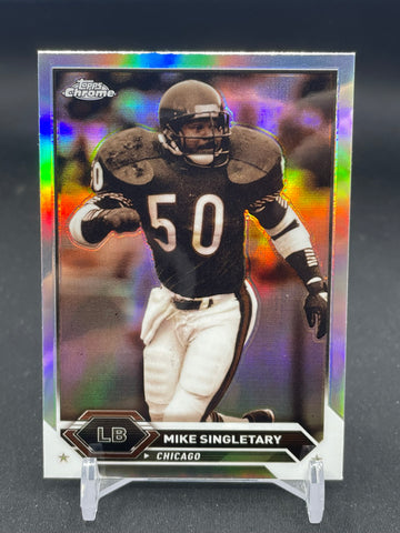 2023 TOPPS COMPOSITE - TOPPS CHROME SEPIA REFRACOTR - M. SINGLETARY - #25
