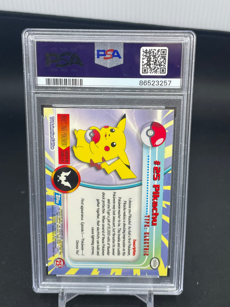 1999 TOPPS POKEMON TV - PIKACHU -