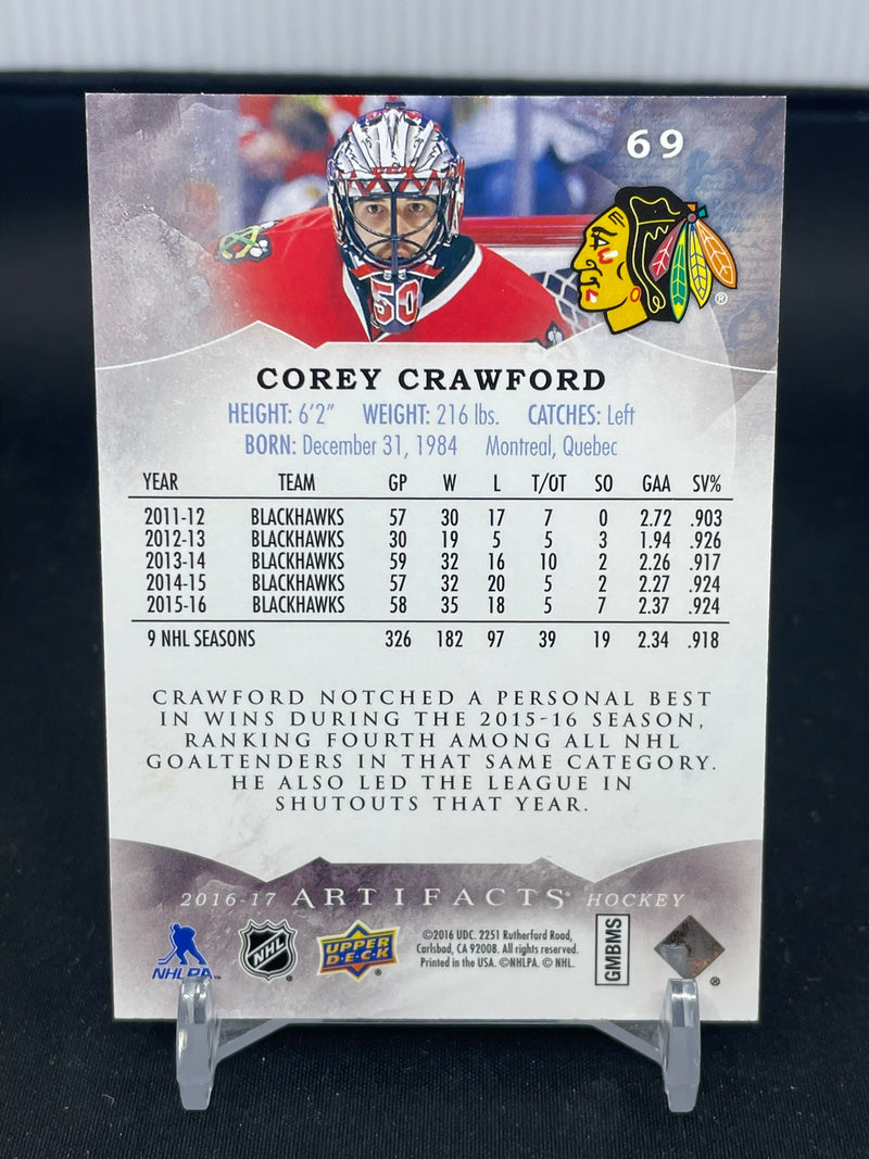 2016 UPPER DECK ARTIFACTS - GOLD - C. CRAWFORD - #69 - #'D/25
