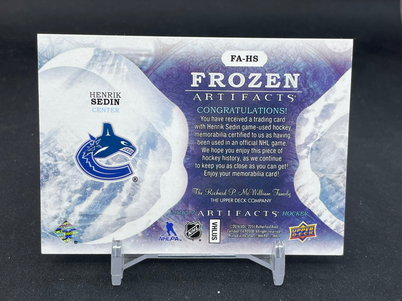 2016 UPPER DECK ARTIFACTS - FROZEN ARTIFACTS - H. SEDIN -