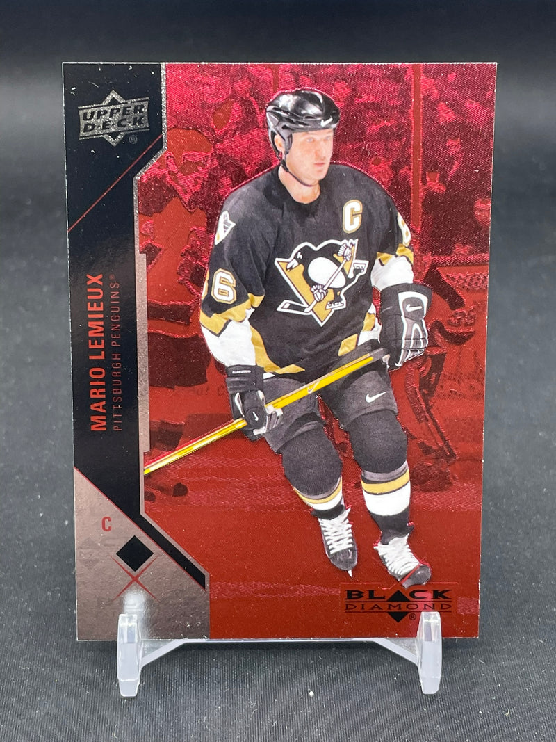 2011 UPPER DECK BLACK DIAMOND - RUBY - M. LEMIEUX - #49 - #'D/100