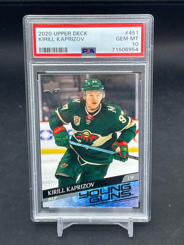 2020 UPPER DECK SERIES TWO - YOUNG GUNS - K. KAPRIZOV - #451 - PSA 10 - RC