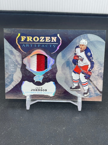2016 UPPER DECK ARTIFACTS - FROZEN ARTIFACTS - J. JOHNSON - #FA-JJ - #'D/5 - RELIC
