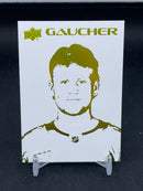 2026 UPPER DECK SERIES ONE - YELLOW - STENCILS - N. GAUCHER - #ST-98 - #'D/299