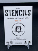 2026 UPPER DECK SERIES ONE - YELLOW - STENCILS - N. GAUCHER - #ST-98 - #'D/299